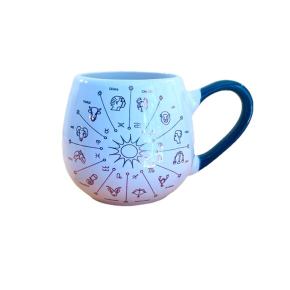 Zodiac Coffee Mug Cup Tea CELESTIAL COLLECTION HOME ESSENTIALS Zodiac Sign - Picture 1 of 8